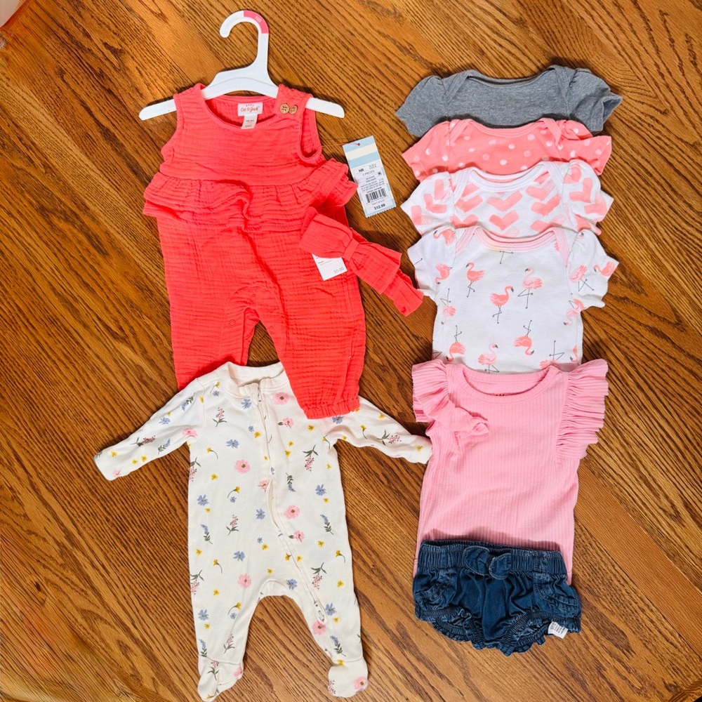 Newborn Cat & Jack Bundle Set Capsule Outfits